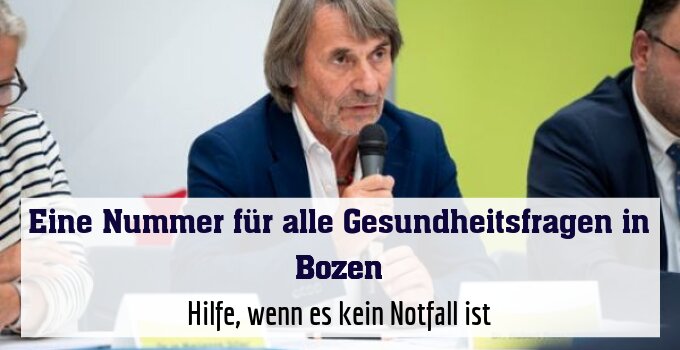 Hilfe, wenn es kein Notfall ist