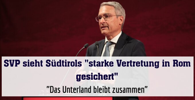 "Das Unterland bleibt zusammen"