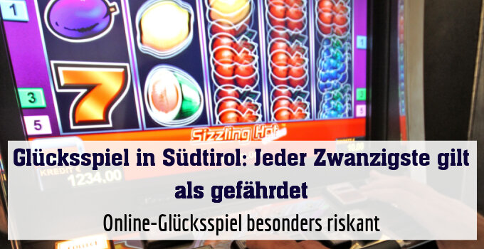 Online-Glücksspiel besonders riskant