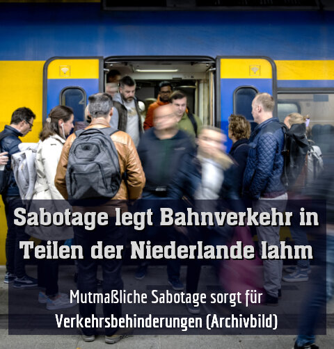 Mutmaßliche Sabotage sorgt für Verkehrsbehinderungen (Archivbild)