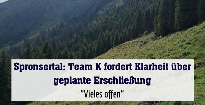 "Vieles offen"