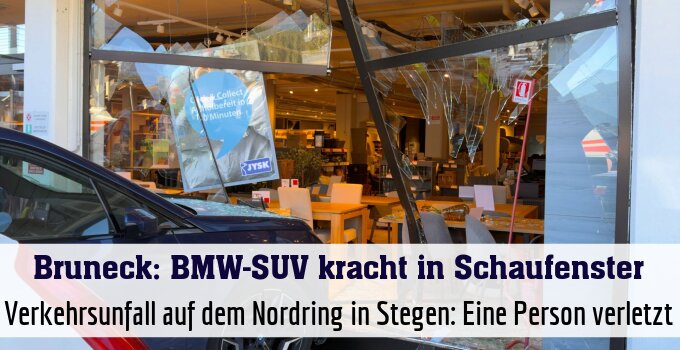 Verkehrsunfall auf dem Nordring in Stegen: Eine Person verletzt
