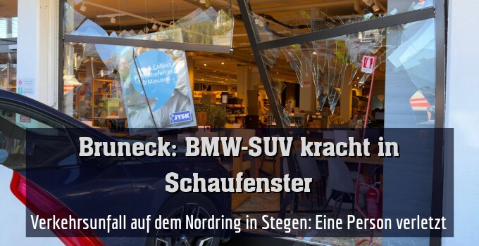 Verkehrsunfall auf dem Nordring in Stegen: Eine Person verletzt