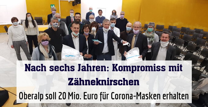 Oberalp soll 20 Mio. Euro für Corona-Masken erhalten