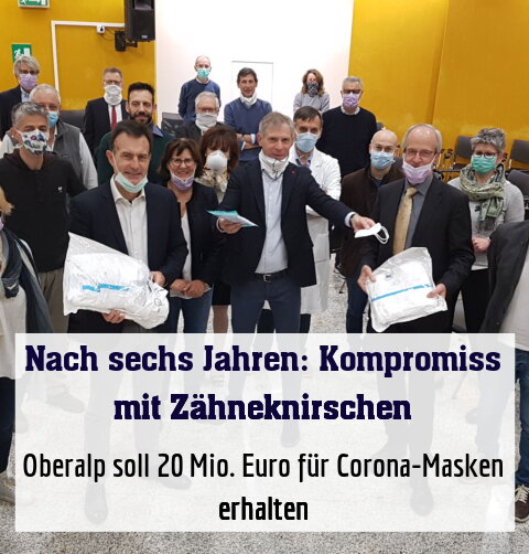 Oberalp soll 20 Mio. Euro für Corona-Masken erhalten