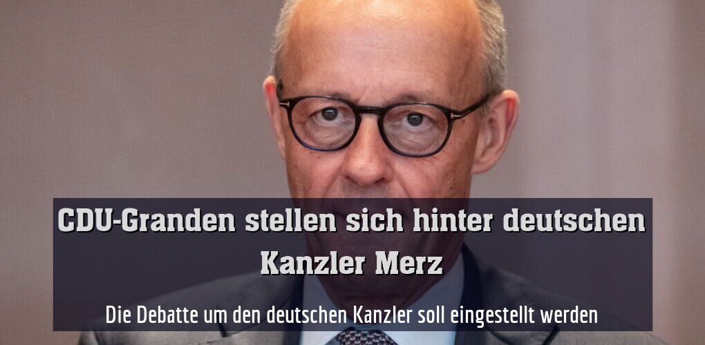 Die Debatte um den deutschen Kanzler soll eingestellt werden