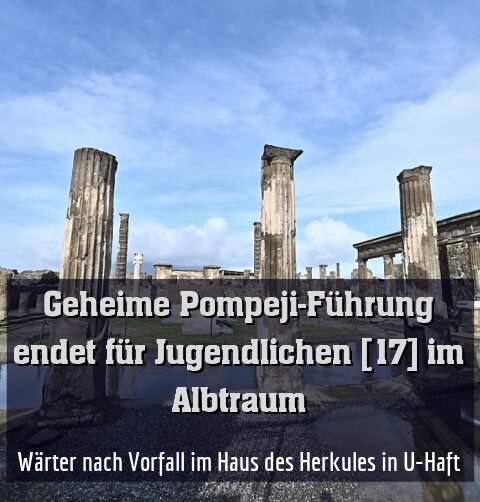 Wärter nach Vorfall im Haus des Herkules in U-Haft