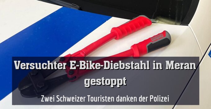 Zwei Schweizer Touristen danken der Polizei