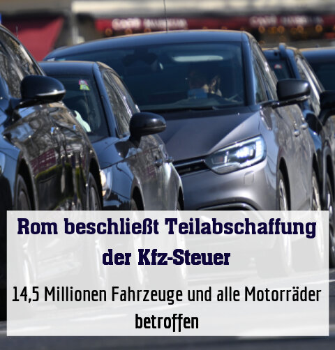 14,5 Millionen Fahrzeuge und alle Motorräder betroffen