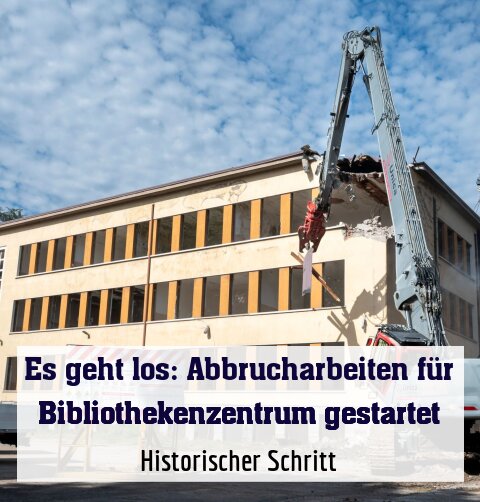 Historischer Schritt