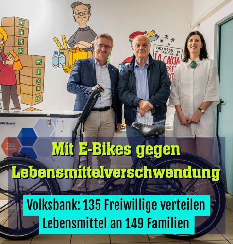 Volksbank: 135 Freiwillige verteilen Lebensmittel an 149 Familien