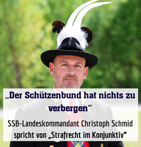 SSB-Landeskommandant Christoph Schmid spricht von „Strafrecht im Konjunktiv”