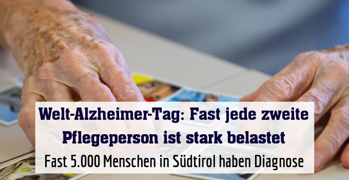 Fast 5.000 Menschen in Südtirol haben Diagnose