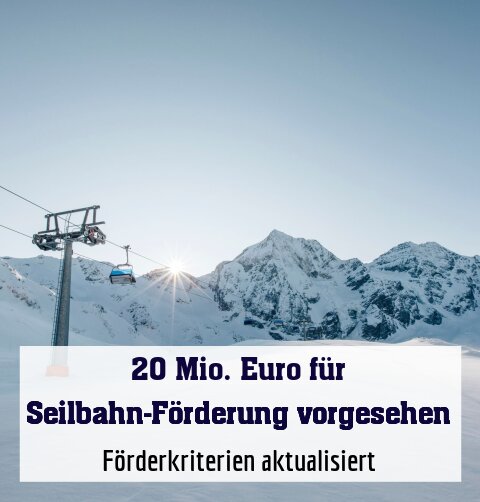 Förderkriterien aktualisiert