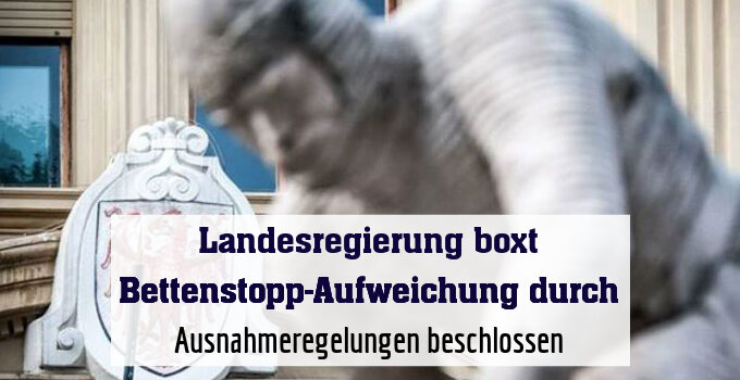 Ausnahmeregelungen beschlossen