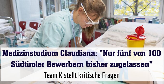 Team K stellt kritische Fragen