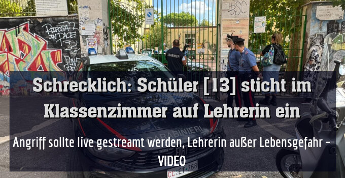 Angriff sollte live gestreamt werden, Lehrerin außer Lebensgefahr – VIDEO