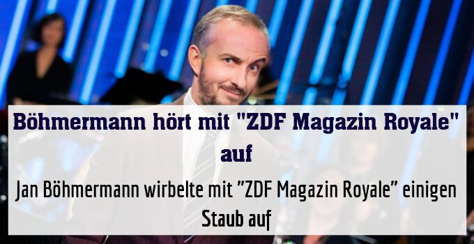 Jan Böhmermann wirbelte mit "ZDF Magazin Royale" einigen Staub auf
