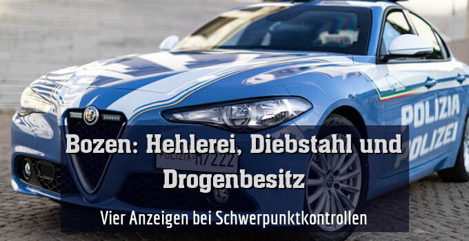 Vier Anzeigen bei Schwerpunktkontrollen
