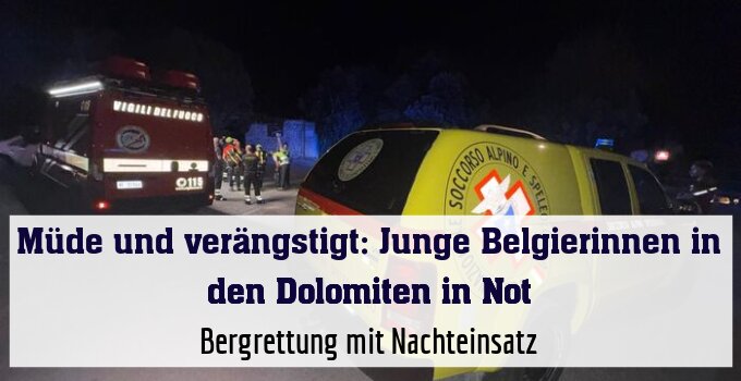 Bergrettung mit Nachteinsatz