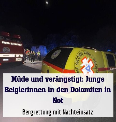 Bergrettung mit Nachteinsatz