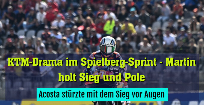 Acosta stürzte mit dem Sieg vor Augen