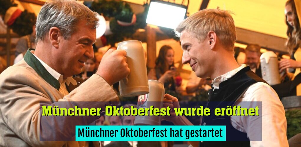 Münchner Oktoberfest hat gestartet