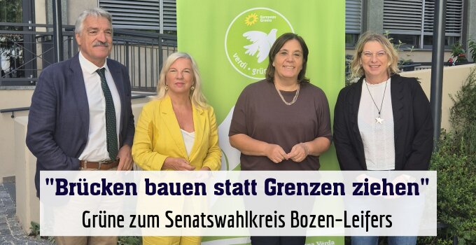 Grüne zum Senatswahlkreis Bozen–Leifers