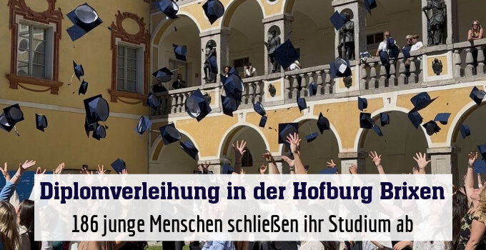 186 junge Menschen schließen ihr Studium ab