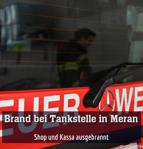 Shop und Kassa ausgebrannt