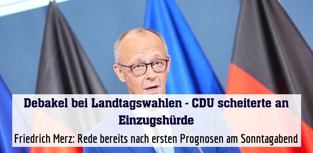 Friedrich Merz: Rede bereits nach ersten Prognosen am Sonntagabend