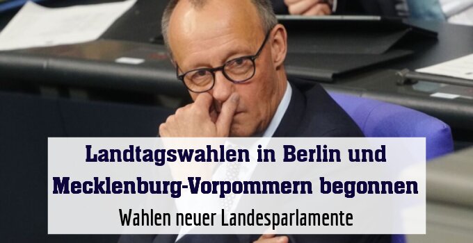 Wahlen neuer Landesparlamente