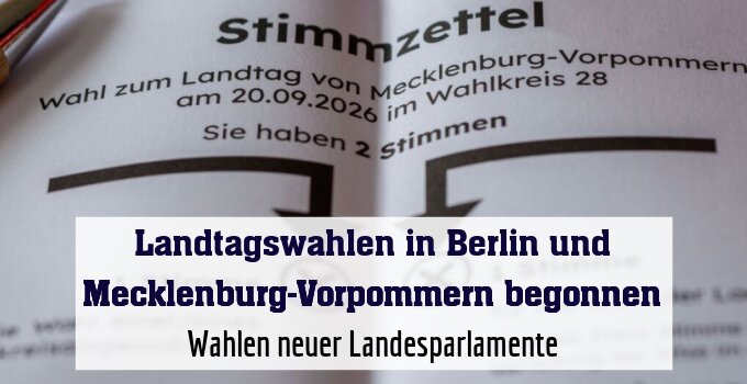 Diesen Stimmzettel gilt es in Mecklenburg-Vorpommern auszufüllen