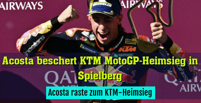 Acosta jubelte in Spielberg