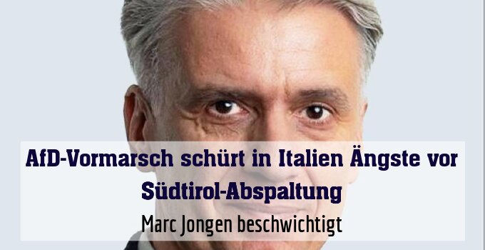 Marc Jongen beschwichtigt