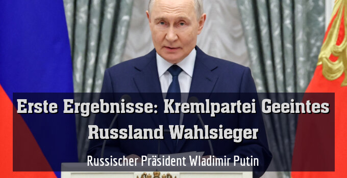 Russischer Präsident Wladimir Putin
