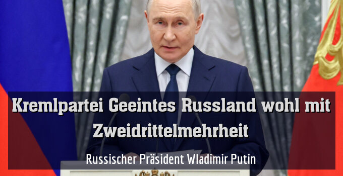 Russischer Präsident Wladimir Putin