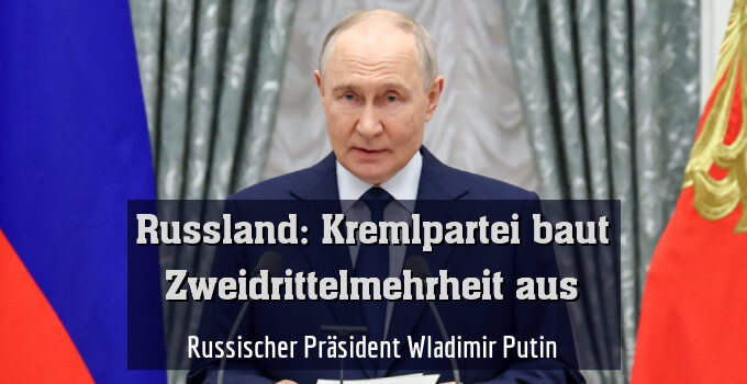 Russischer Präsident Wladimir Putin