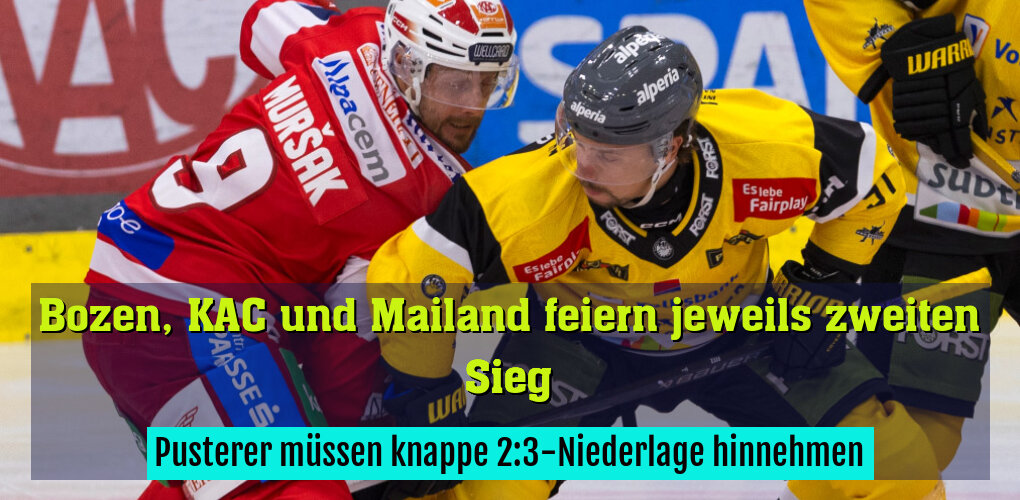 Pusterer müssen knappe 2:3-Niederlage hinnehmen