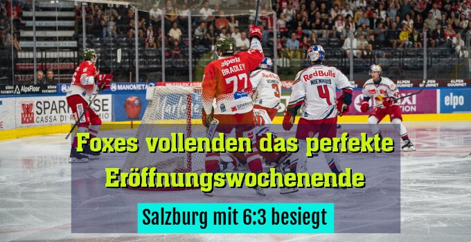 Salzburg mit 6:3 besiegt