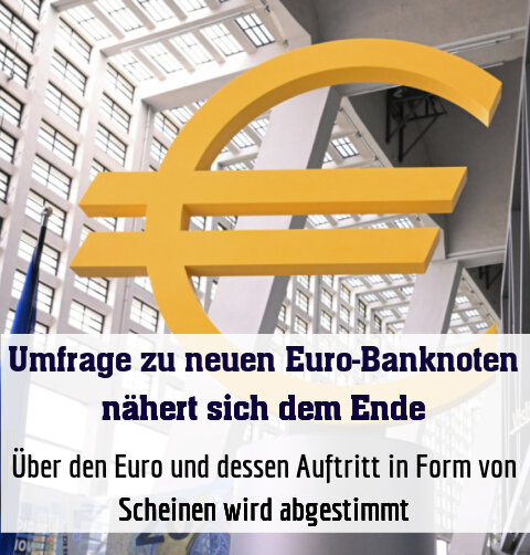 Über den Euro und dessen Auftritt in Form von Scheinen wird abgestimmt
