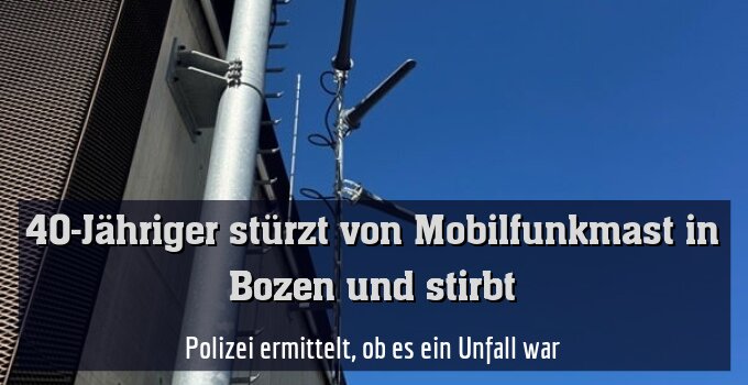 Polizei ermittelt, ob es ein Unfall war