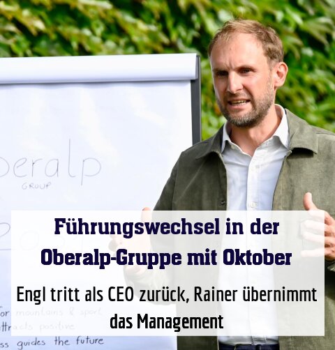 Engl tritt als CEO zurück, Rainer übernimmt das Management
