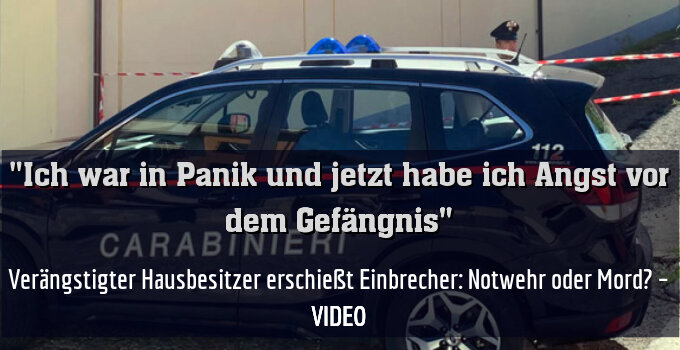 Verängstigter Hausbesitzer erschießt Einbrecher: Notwehr oder Mord? – VIDEO