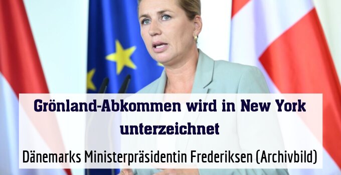 Dänemarks Ministerpräsidentin Frederiksen (Archivbild)