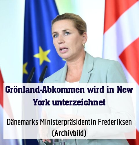 Dänemarks Ministerpräsidentin Frederiksen (Archivbild)