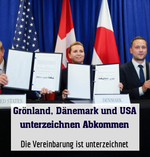 Die Vereinbarung ist unterzeichnet