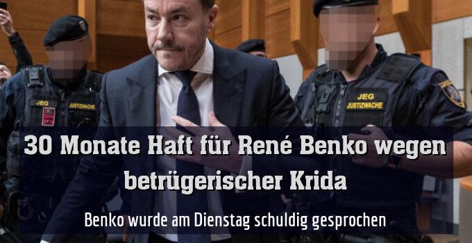 Benko wurde am Dienstag schuldig gesprochen