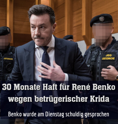Benko wurde am Dienstag schuldig gesprochen