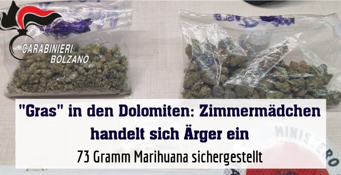 73 Gramm Marihuana sichergestellt